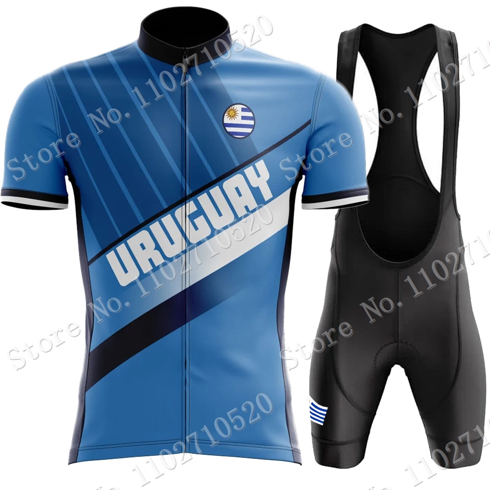 Mountain Biking Uniform - Uruguay Cycling Jersey 2023 Team Set