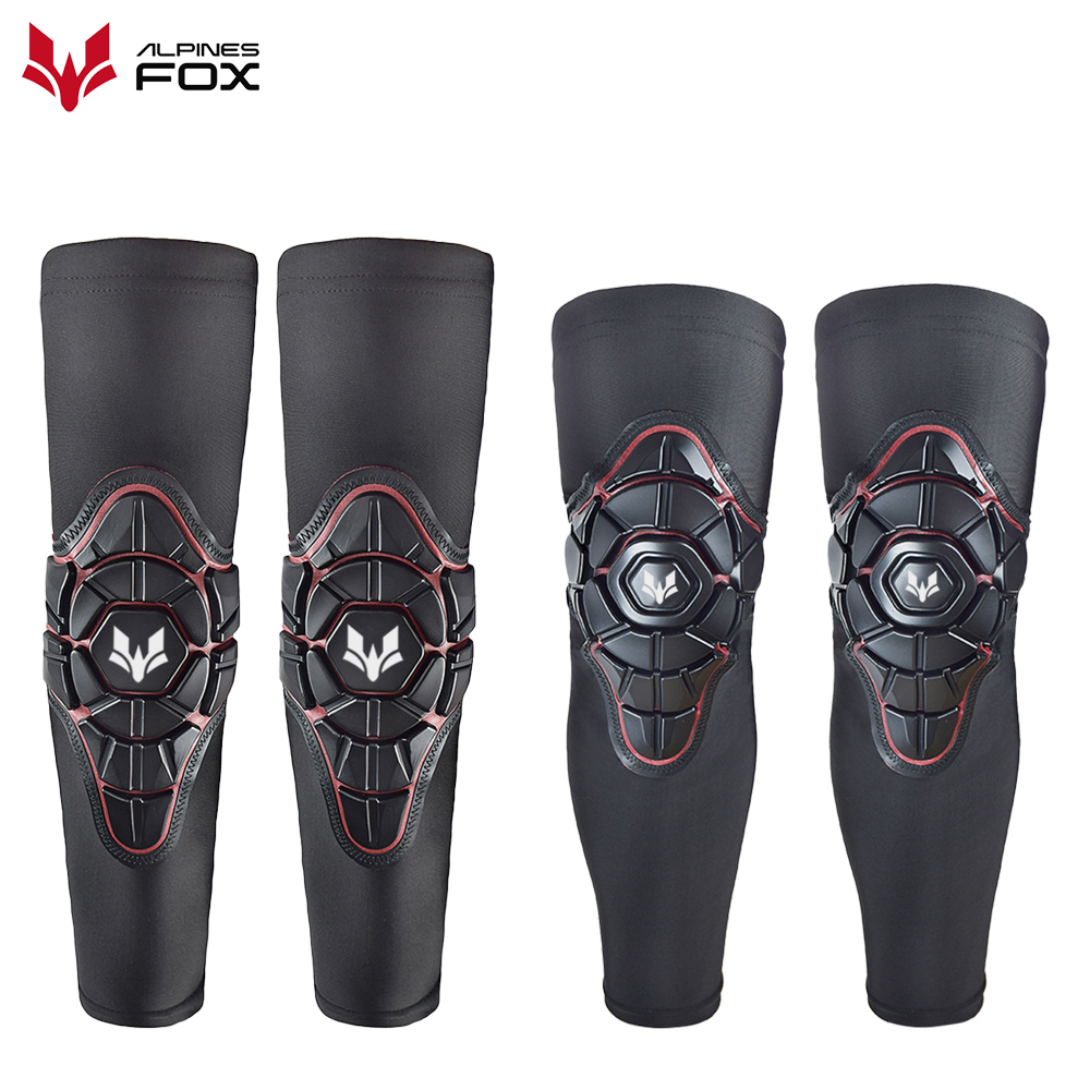 Mountain Biking Knee And Elbow Pads - ALPINES FOX Motorcycle Knee Pads MTB