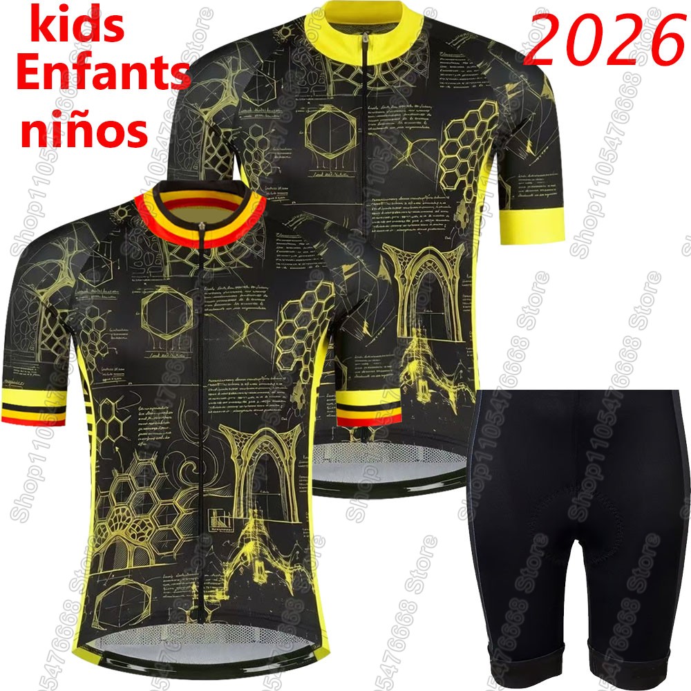 Mountain Biking Uniform - Kids France Tour 2026 Cycling Jersey