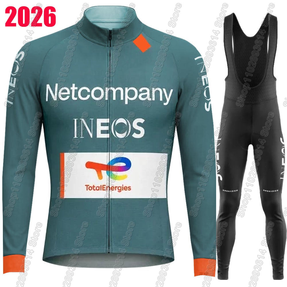 Mountain Biking Uniform - Netcompany-INEOS Team 2026 Cycling Jersey Set