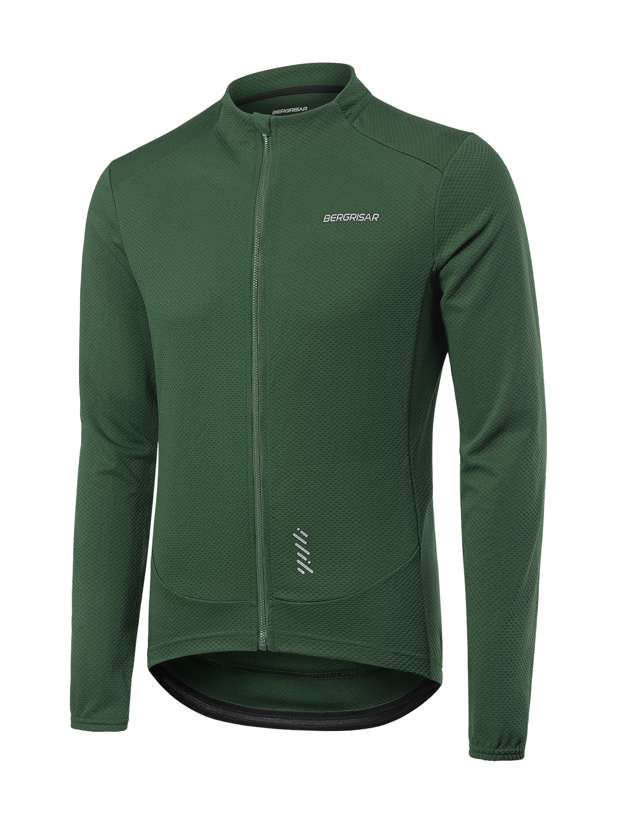 Mountain Biking Long Sleeve Shirt - BERGRISAR Men's Long Sleeve Cycling Jersey