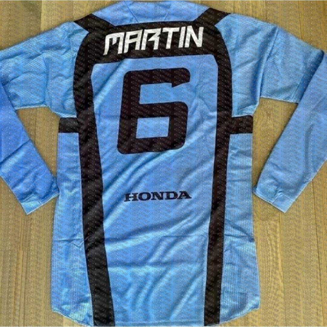 Mountain Biking Long Sleeve Shirt - Quick Dry Honda Motorcycle Jersey, Long