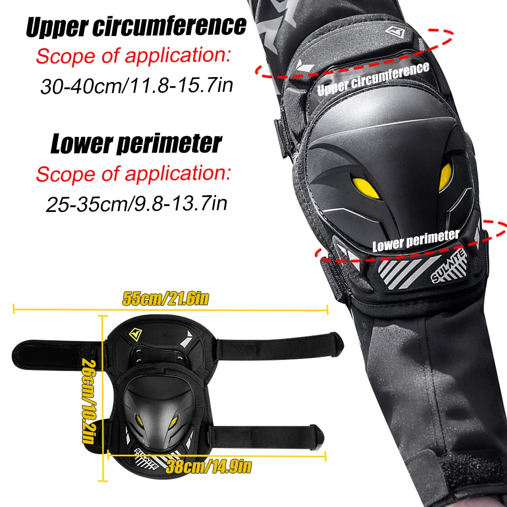 GOMOREON 1Pair Motorcycle Elec - Mountain Biking Knee And Elbow Pads ulasan dan harga