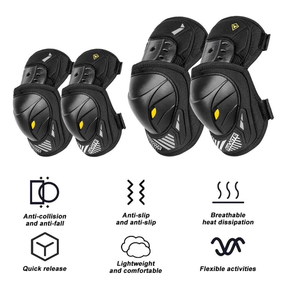 GOMOREON 1Pair Motorcycle Elec - Mountain Biking Knee And Elbow Pads ulasan dan harga