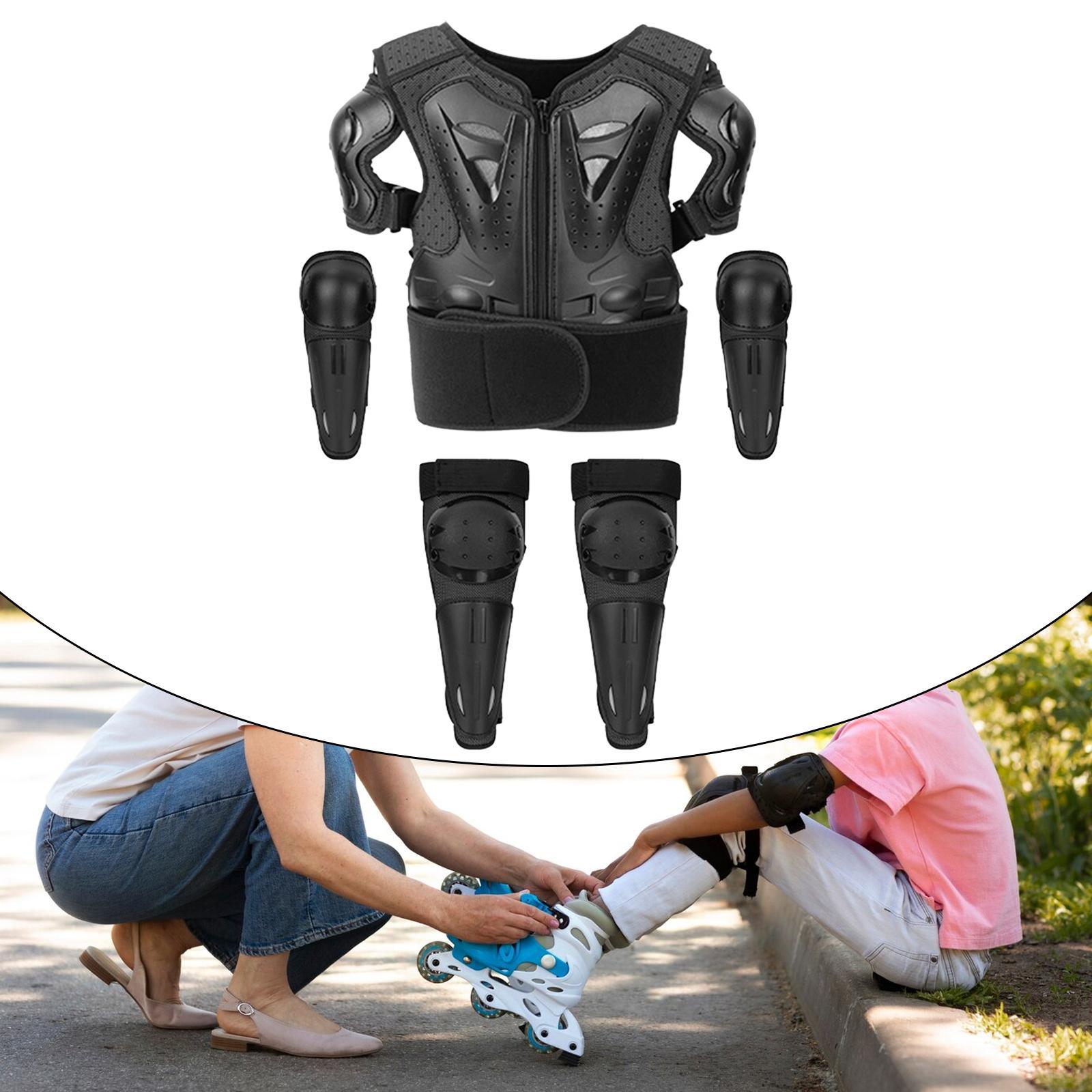 Child Motocross Safety Gear Se - Mountain Biking Knee And Elbow Pads ulasan dan harga