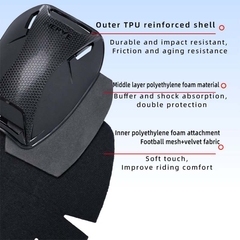 NERVE Motorcycle Knee Pads Mot - Mountain Biking Knee And Elbow Pads ulasan dan harga