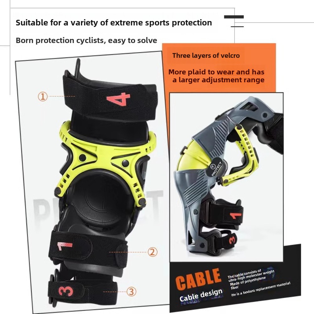 GYR Safety kneecap skeleton of - Mountain Biking Knee And Elbow Pads ulasan dan harga