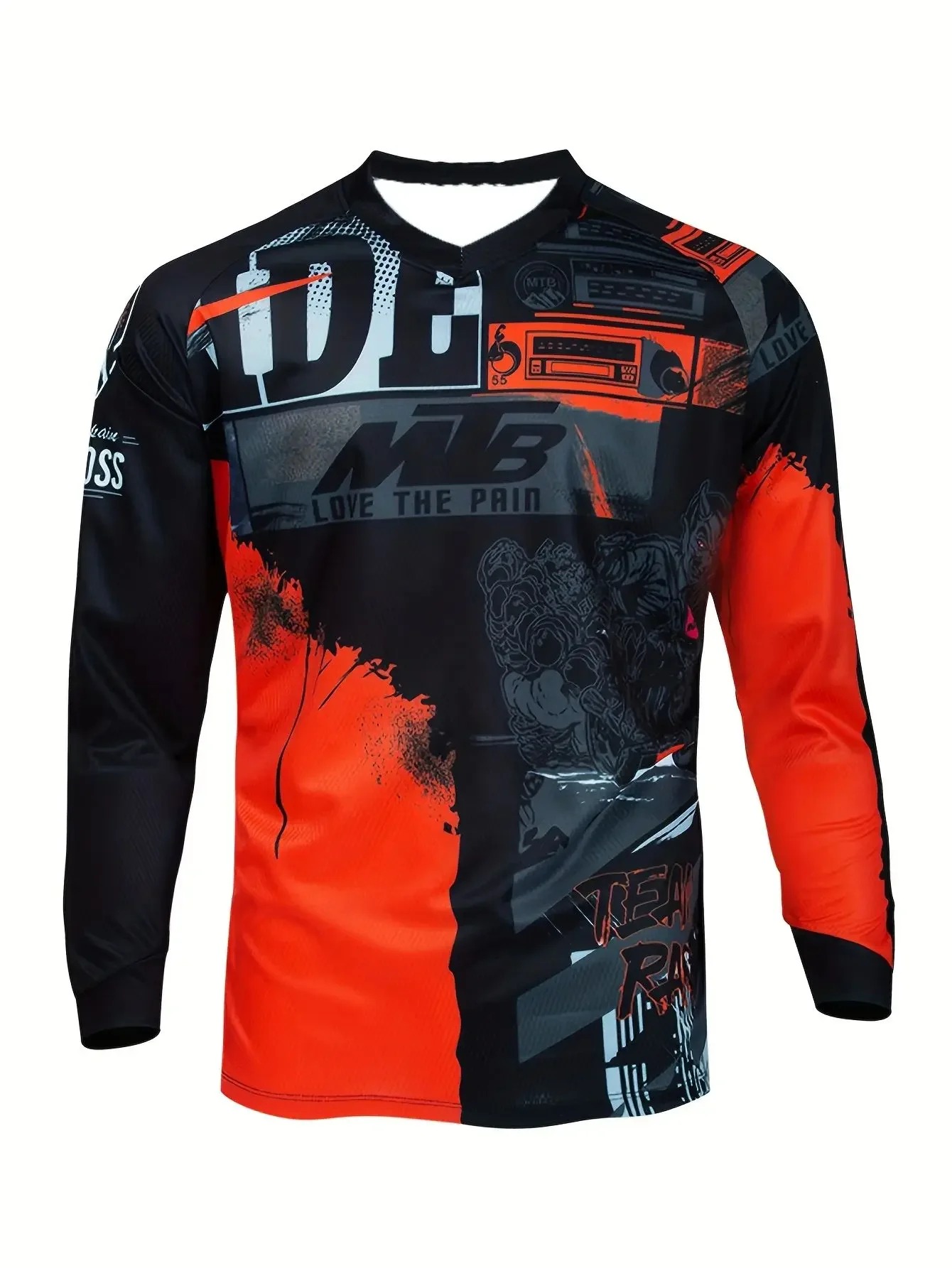 Men's and women's racing long  - Mountain Biking Long Sleeve Shirt ulasan dan harga
