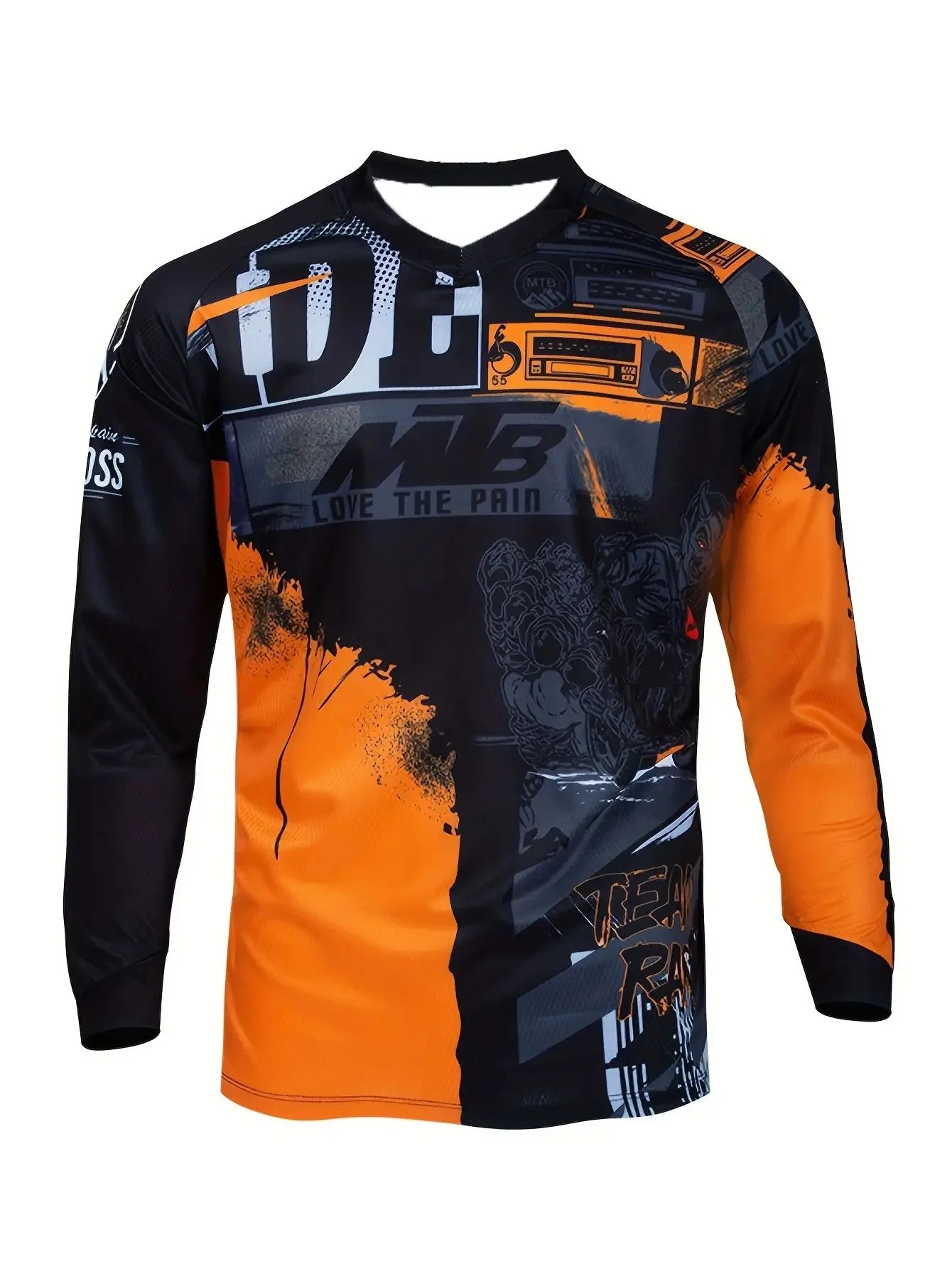 Men's and women's racing long  - Mountain Biking Long Sleeve Shirt ulasan dan harga