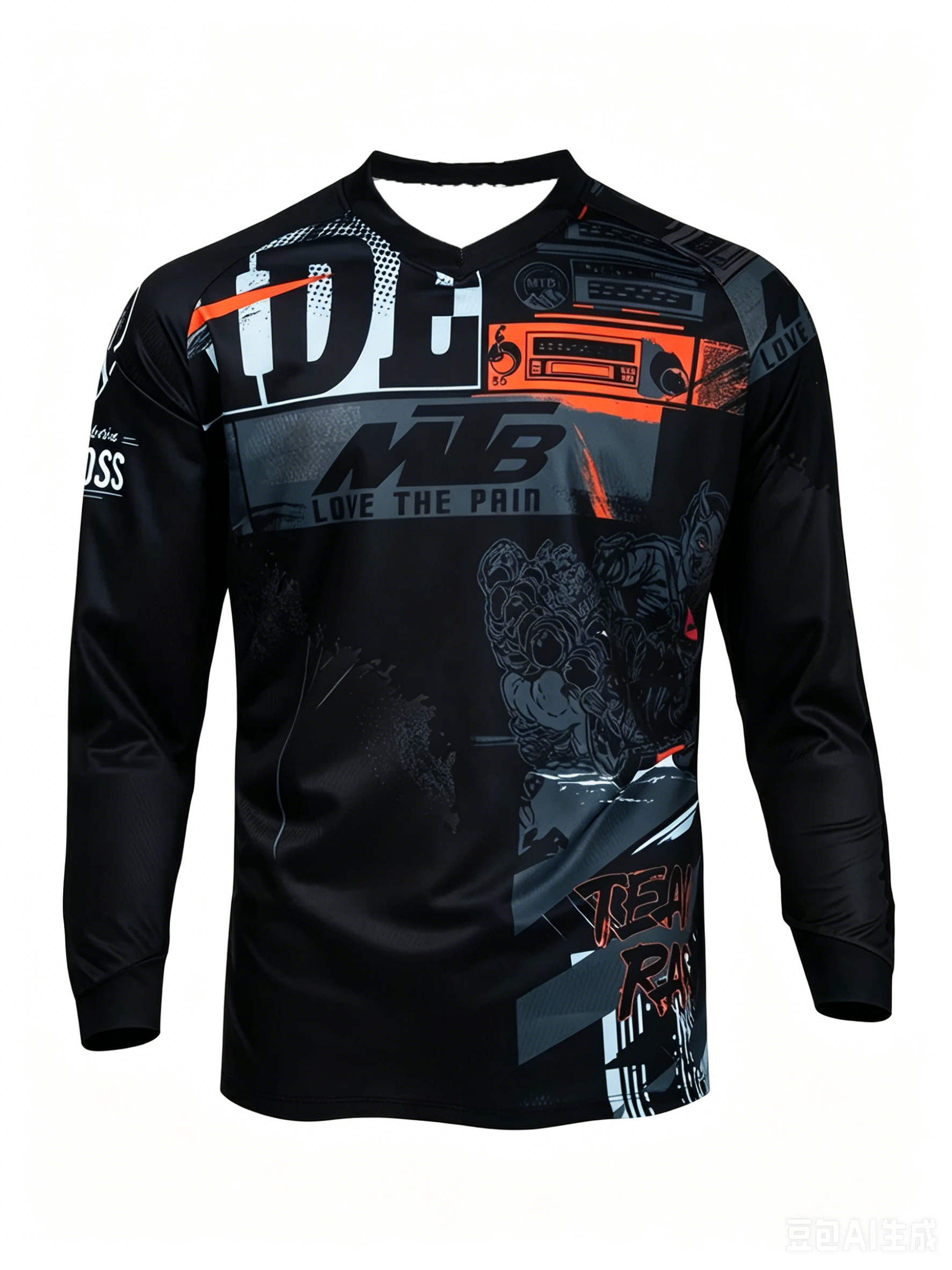 Men's and women's racing long  - Mountain Biking Long Sleeve Shirt ulasan dan harga