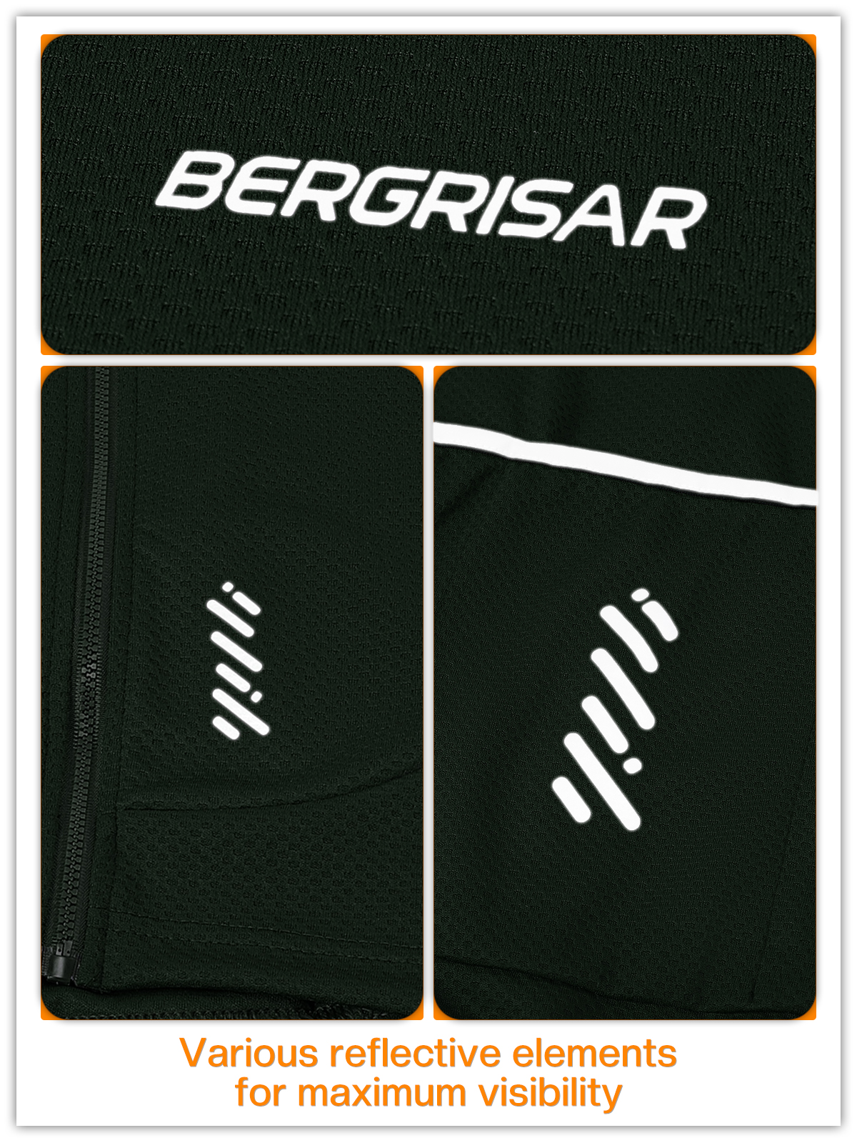 BERGRISAR Men's Long Sleeve Cy - Mountain Biking Long Sleeve Shirt ulasan dan harga