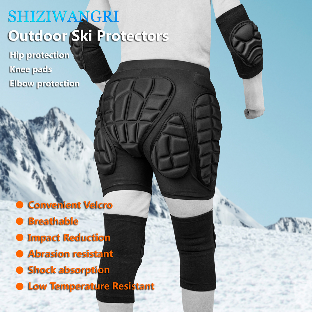 New Ski Shorts Skating Hip Pro - Mountain Biking Knee And Elbow Pads ulasan dan harga