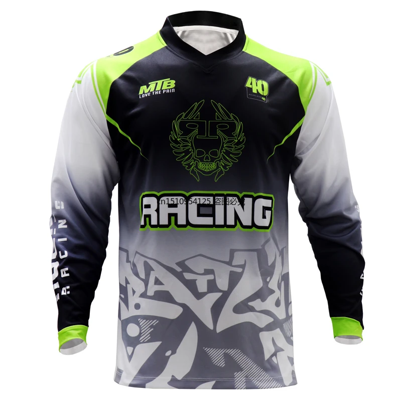 Long Sleeve Quick Dry MTB Jers - Mountain Biking Long Sleeve Shirt ulasan dan harga