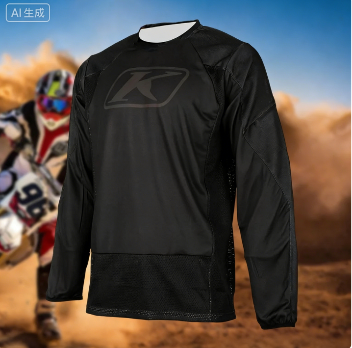 Summer BMX DH MTB Long Sleeved - Mountain Biking Long Sleeve Shirt ulasan dan harga