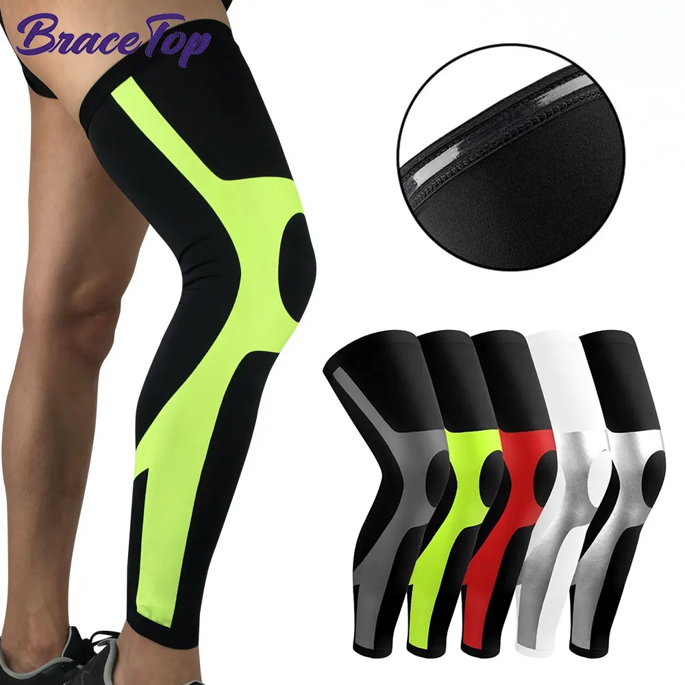 1 PCS Full Leg Compression Sle - Mountain Biking Knee And Elbow Pads ulasan dan harga