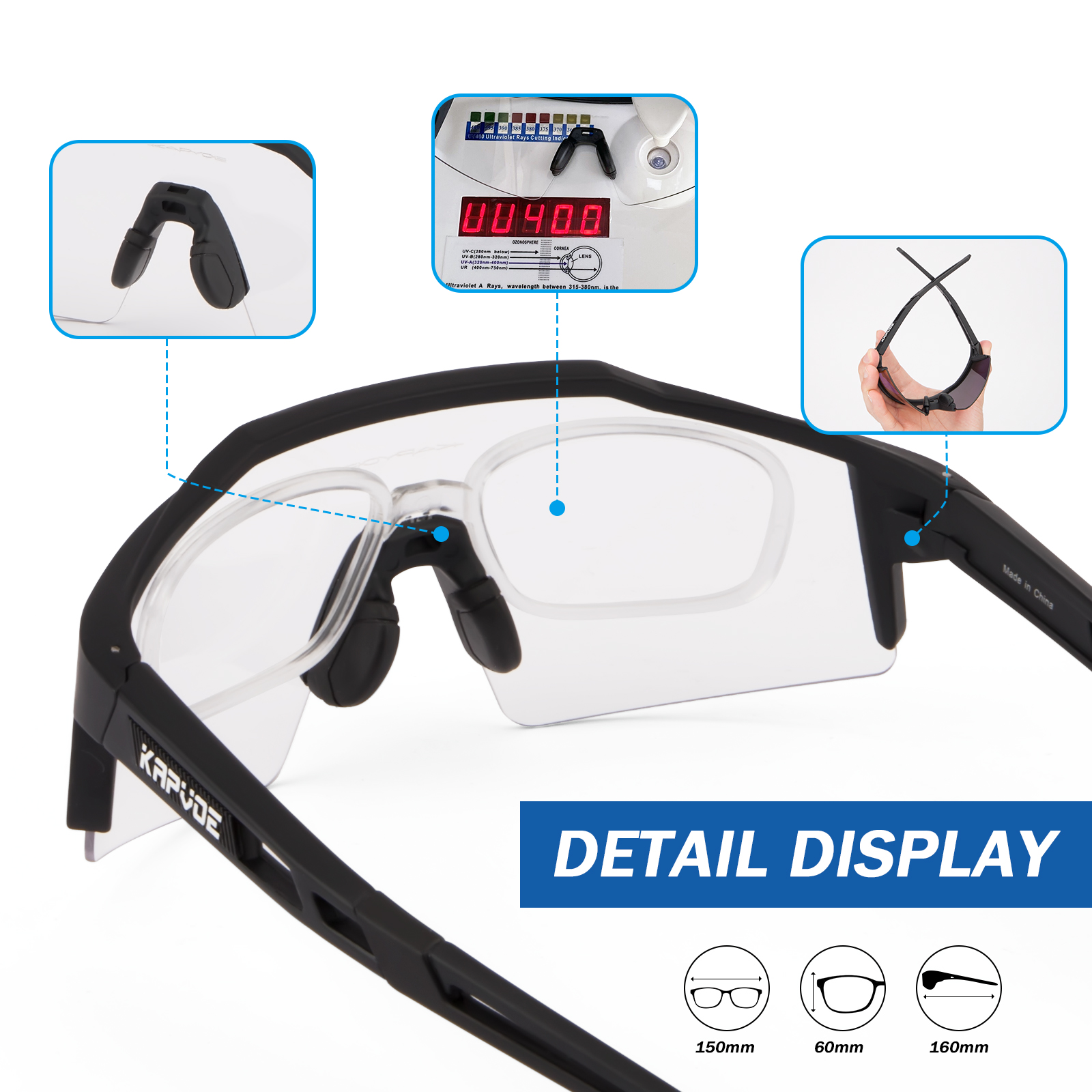 UV400 Sport Eyewear Mountain B - Mountain Biking Sport ulasan dan harga