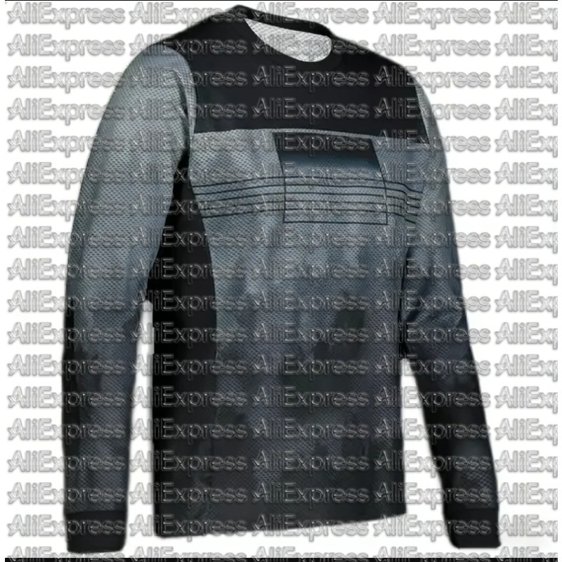 Cycling Downhill Off-road Moto - Mountain Biking Long Sleeve Shirt ulasan dan harga